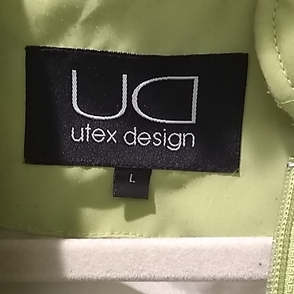 🌲UD Quilted Puffy Sage Lime Green Zip Up Jacket🧥 - Picture 3 of 7